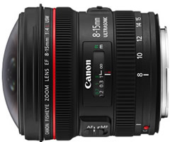 Canon EF 8-15mm f4.0L Fisheye Zoom Image