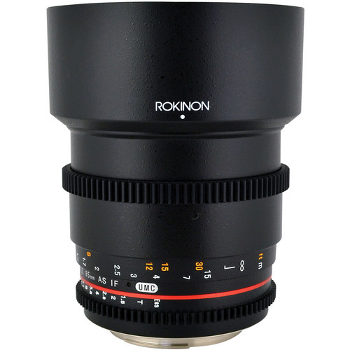 Rokinon 85mm T1.5 Lens (Nikon G or Canon EF) Image