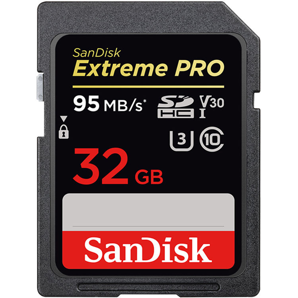 SanDisk 32GB Extreme PRO SDXC 95MB/s Memory Card Image