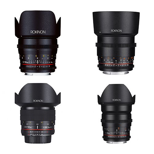 Rokinon Prime Lens Kit (Nikon G or Canon EF) Image