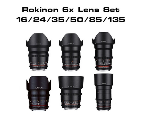 Rokinon Prime 6 Lens Kit (Nik G or EF)-image