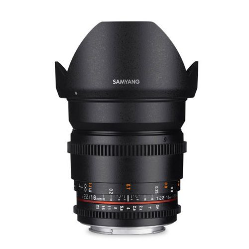 Rokinon 16mm T2.2 Lens (Nikon G or Canon EF) Image