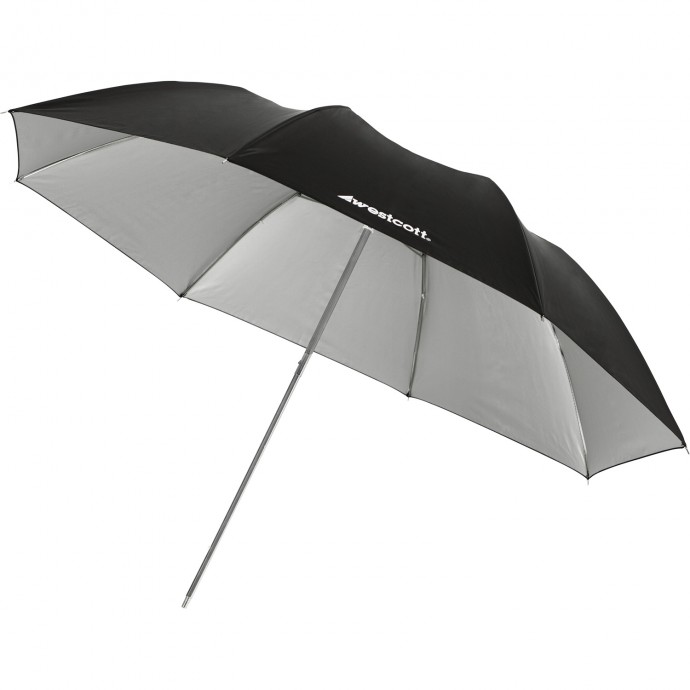 Westcott 100cm Compact Umbrella - Soft Silver Image