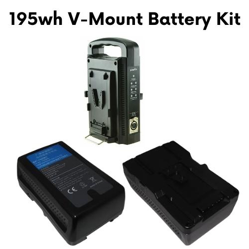 195wh V-Mount Battery Kit (x2 plus charger) Image