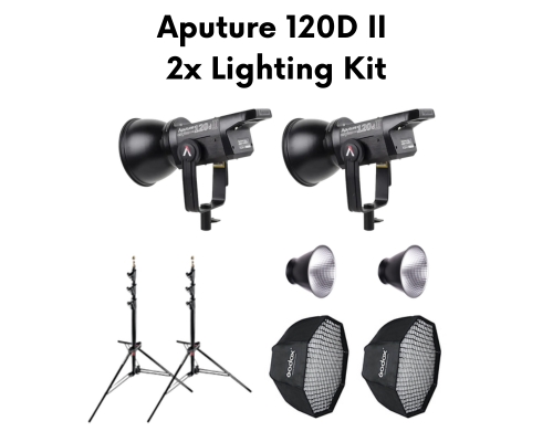 Aputure LS 120D II - 2x LED Lighting Kit (V-Mount)-image